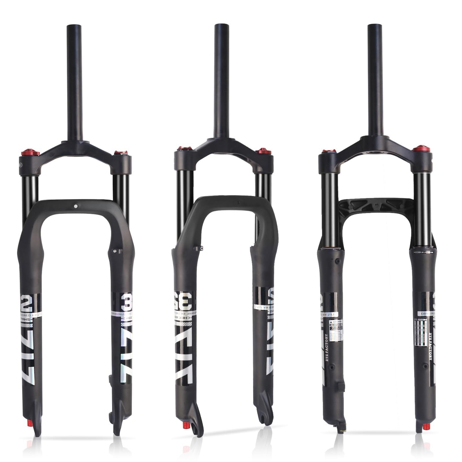 26 * 4.0 inch Fat Tire MTB Air Suspension Fork – Ultralight Rebound Adjustmen…