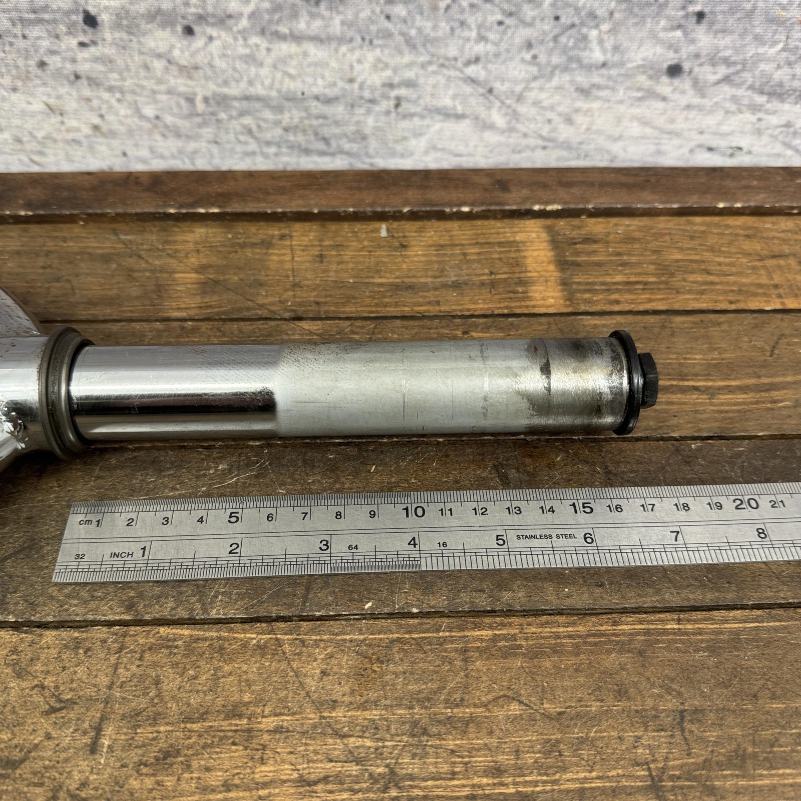 Vintage BMX Freestyle Fork 20in 1 1/8 Threadless Chrome Bike 10mm Dropouts