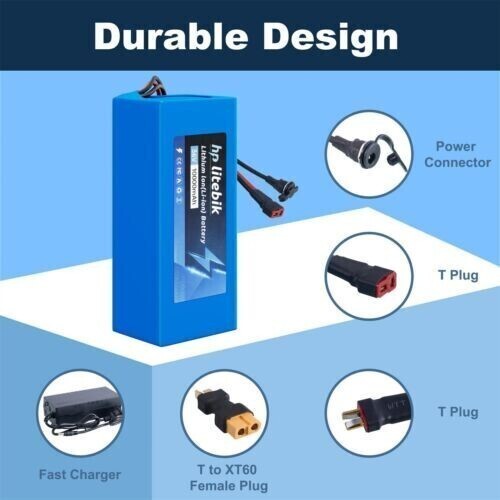 36V Lithium eBike Battery for 200W-1000W ebike Electric Bicycle Bike Scooter 30A