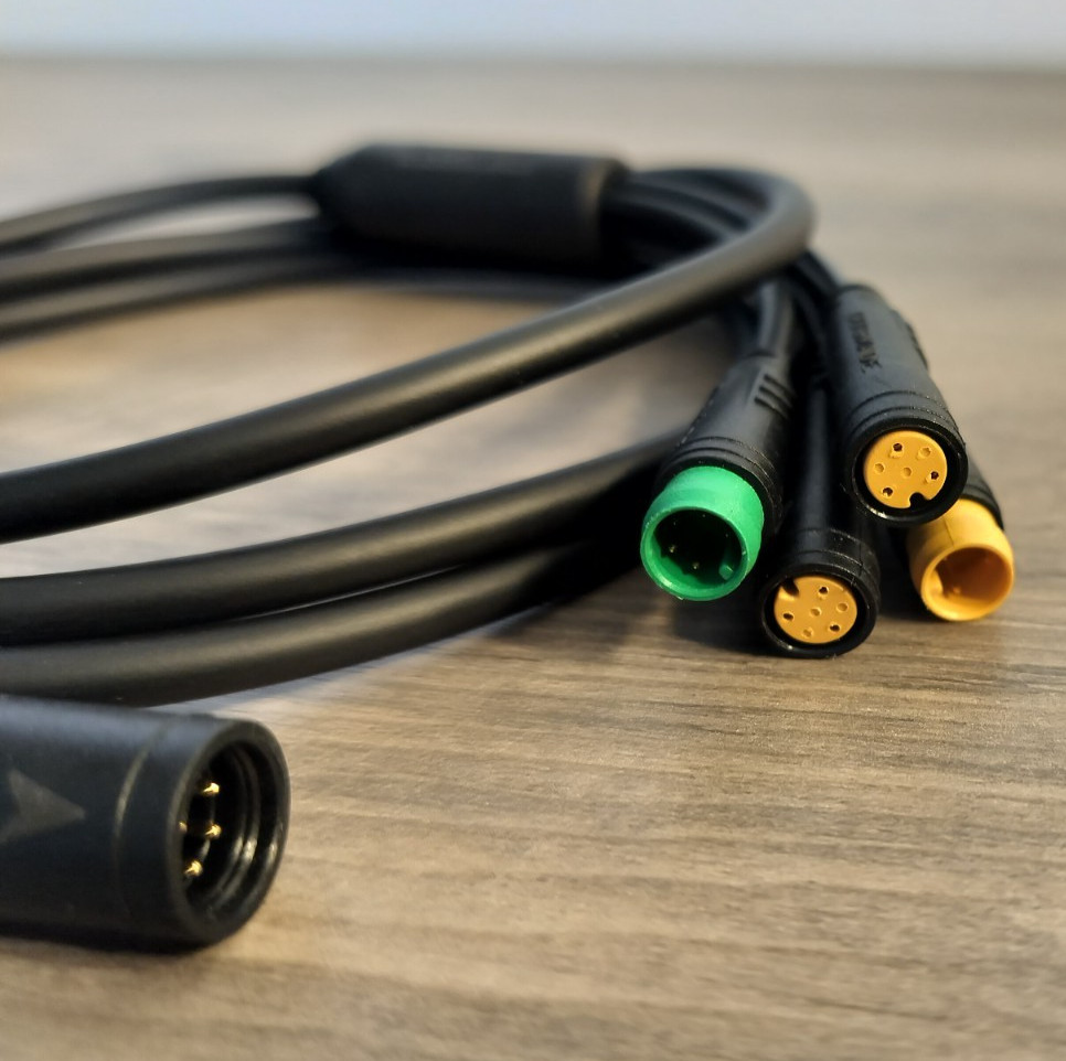 Brand New 4FT Julet 1T4 Waterproof E-Bike Wiring Harness Splitter Cable 8-Pin