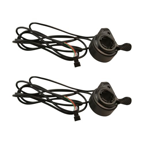 Flylin 2Pcs Thumb Throttle Speed Control, 22mm 7/8inch Universal E-Bike Thumb