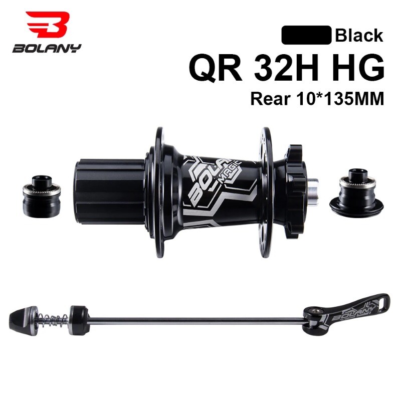 32H MTB Bicycle Disc Brake 6 Pawls 108 Clicks 4 Sealed Bearing Hubs XD HG QR
