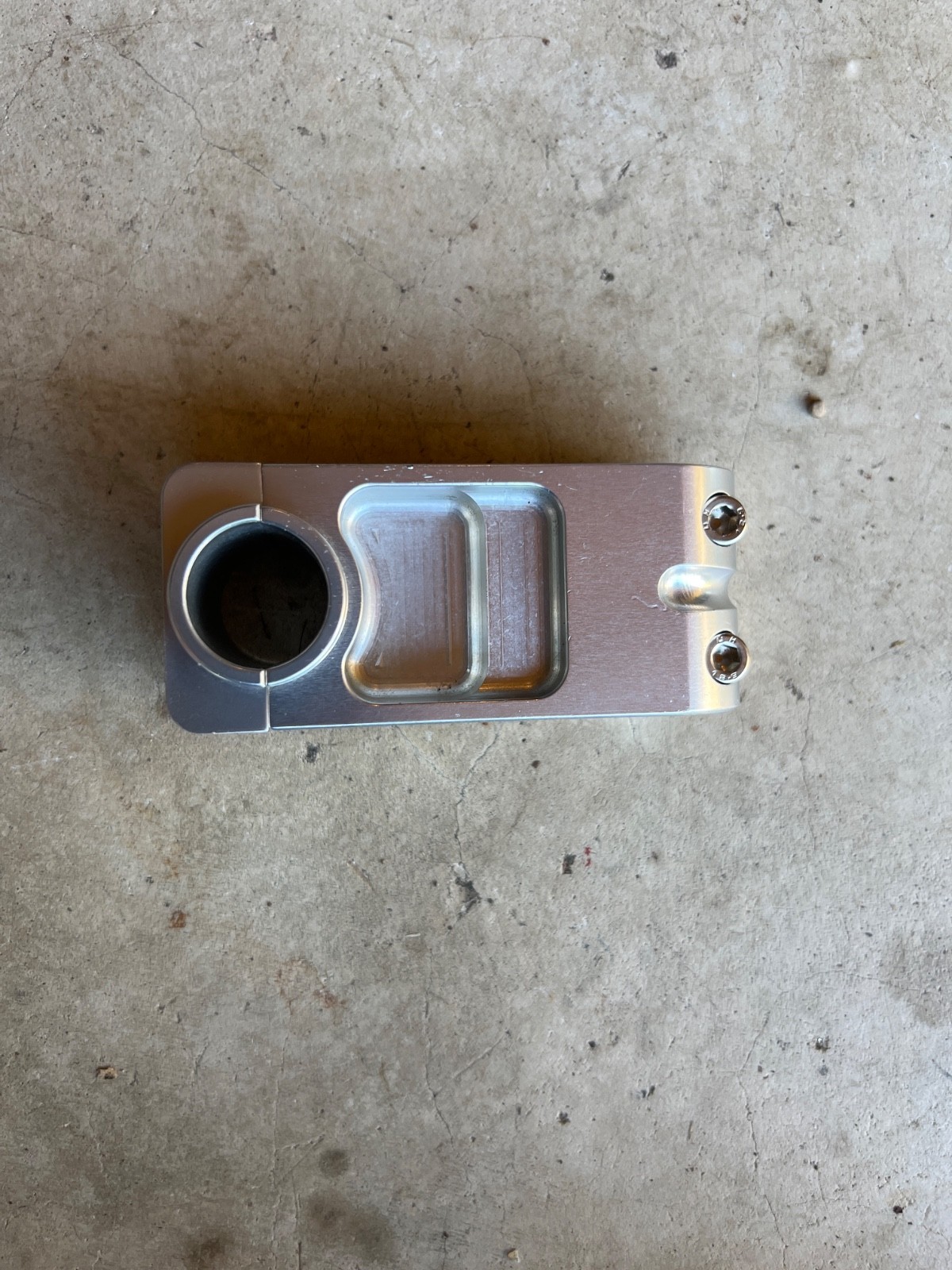 Kooka Vintage Silver Billet DH Stem 1 1/8 CNC, 90s MTB, 70mm