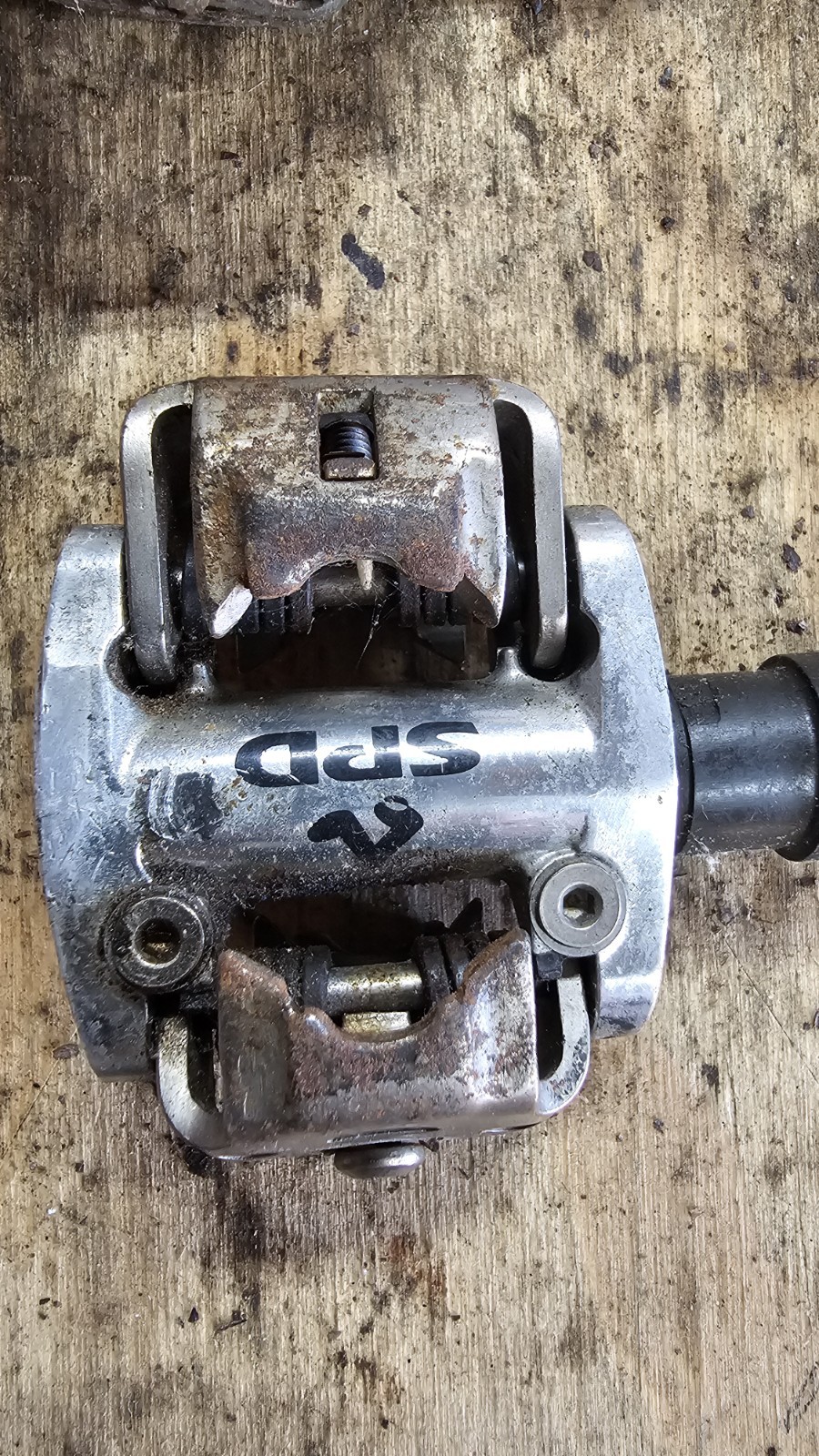 VINTAGE SHIMANO XTR PD- M858 SPD CLIPLESS MOUNTAIN BIKE PEDALS – NO CLEATS