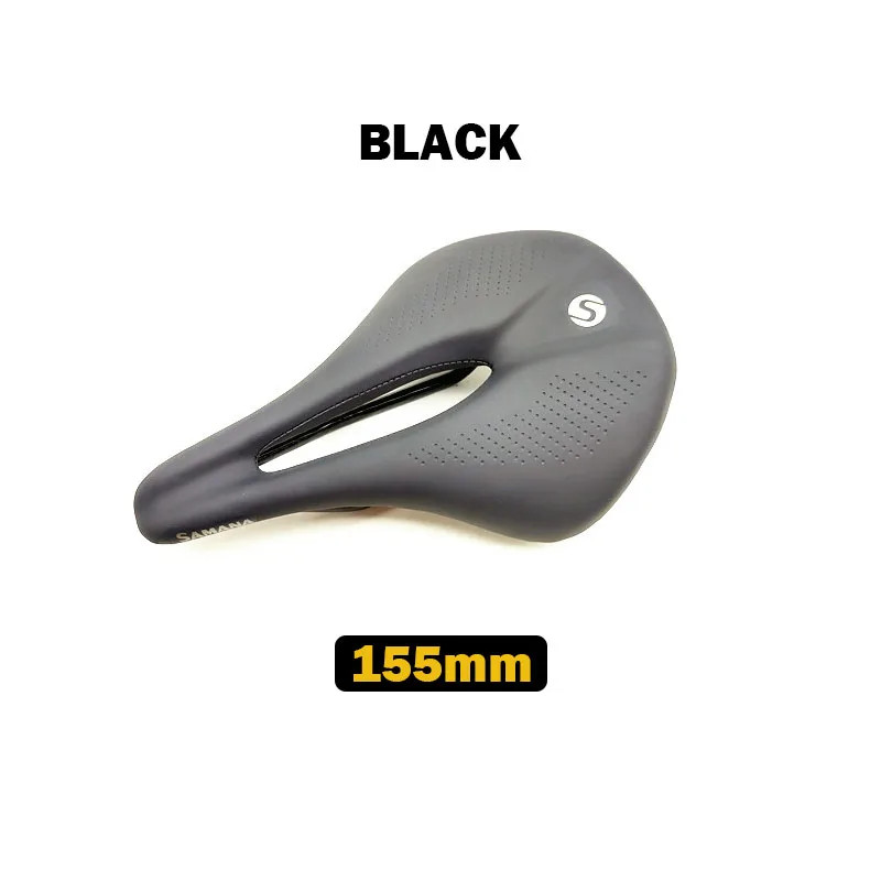Carbon Fiber Road MTB Cycling Bicycle Saddle Leather Soft Seat Cushion Saddle