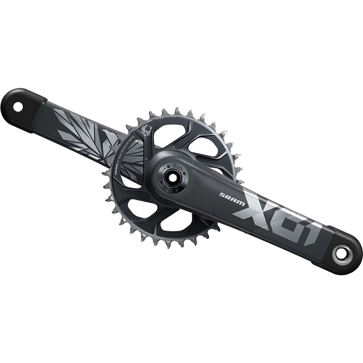 SRAM X01 Eagle Crankset – 170mm 12-Speed 32T Direct Mount, DUB, Lunar/Polar