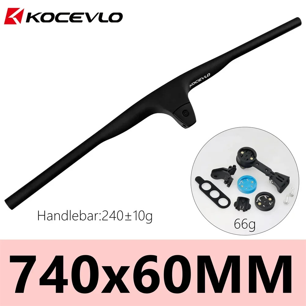 MTB Carbon Handlebar Negative 17° 50-90MM Efficient Integrated Handlebar 740MM