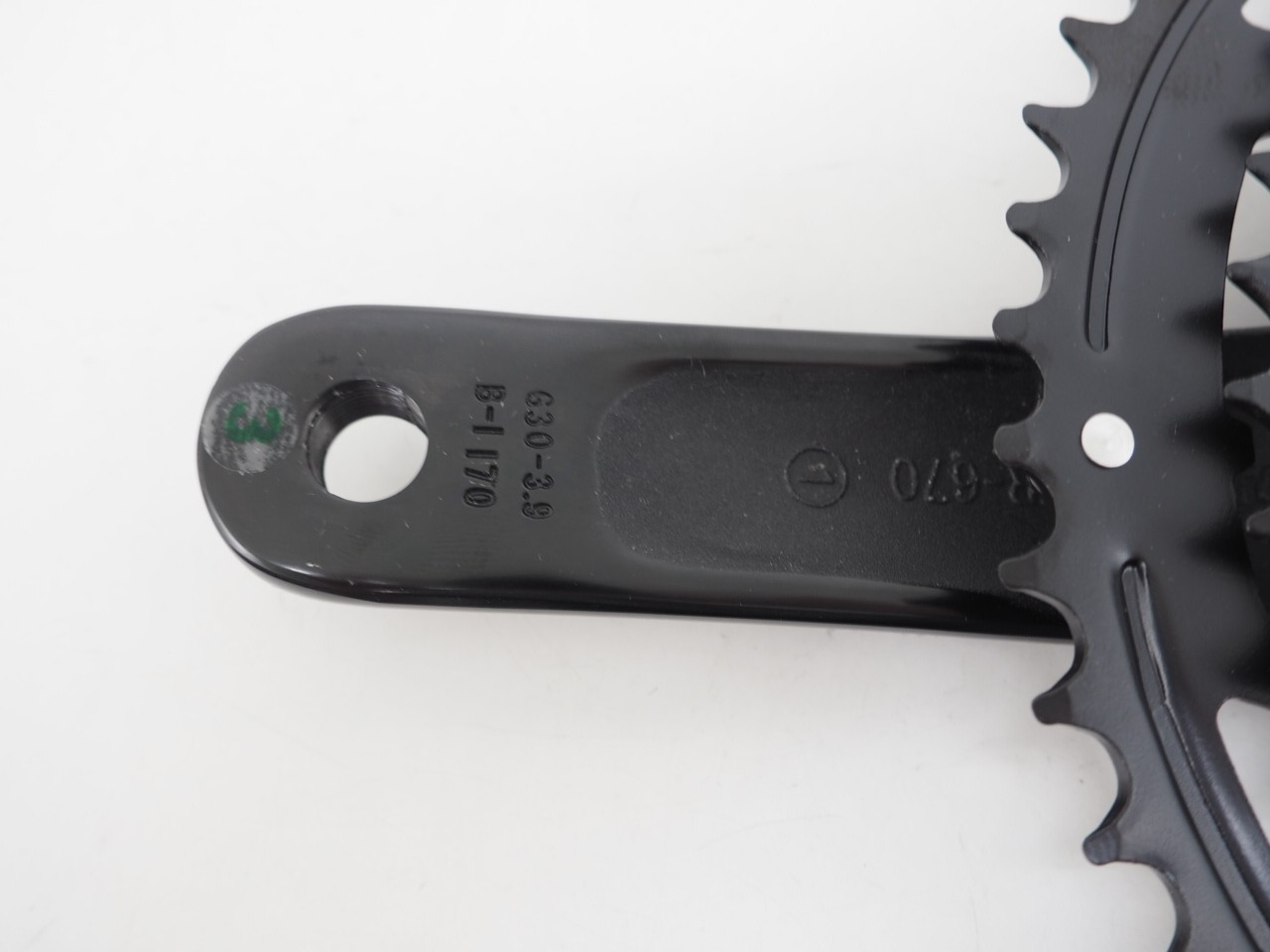 New! Sunlite Alloy Triple Road Bike Crankset 170mm 52/42/30T Black Square Taper