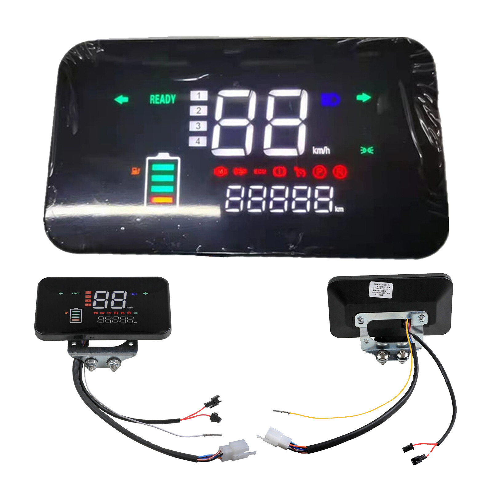 Ebike LCD Display Motor Speedmeter Screen 48-72V E-Bike Electric Bike Scooter