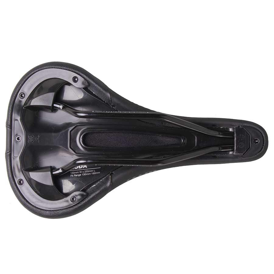 WTB Koda Saddle – Black 255mm Width Steel Rails Lightweight Padding