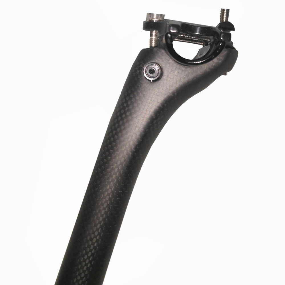 Carbon Fiber Bike Seatpost Setback MTB Road 25.4/27.2/30.8/31.6mm