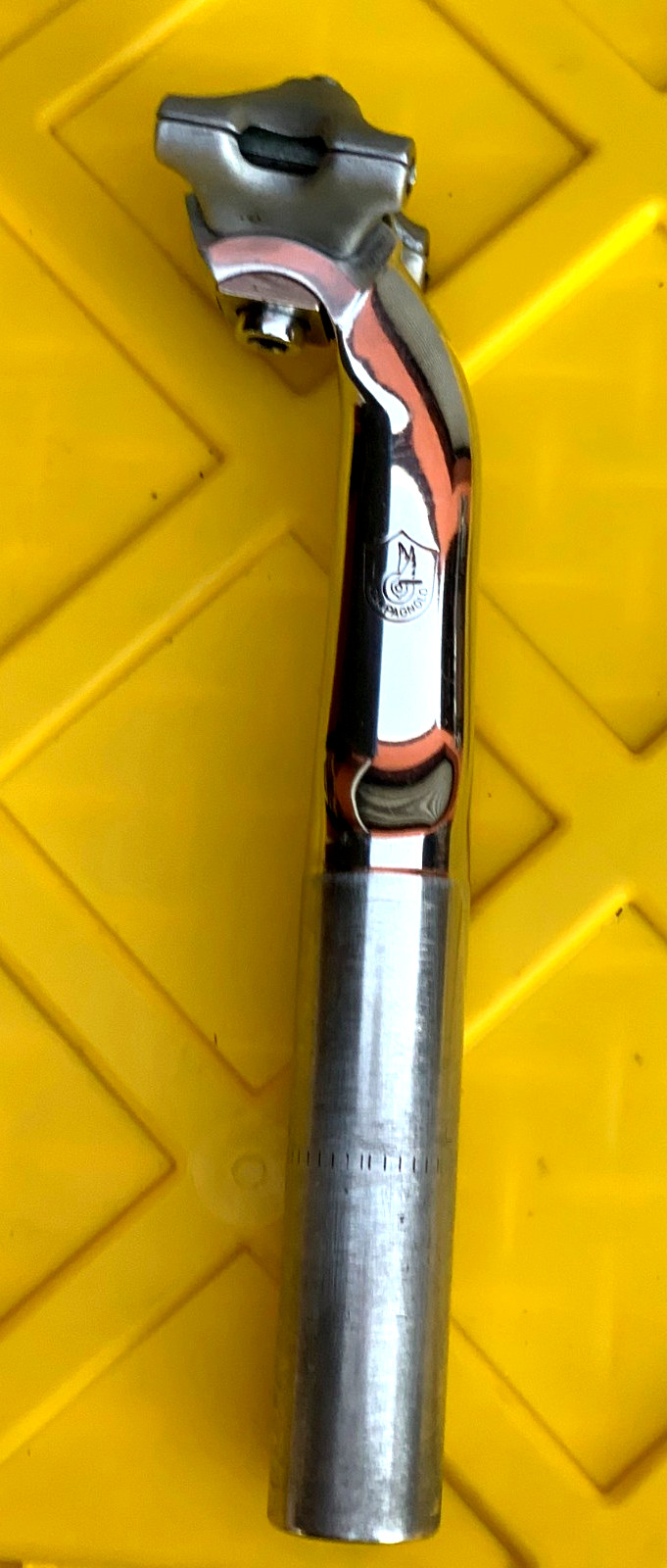 Vintage 1980s CAMPAGNOLO A0R2 C-RECORD Aero 210mm Seat Post 27.2mm NICE!