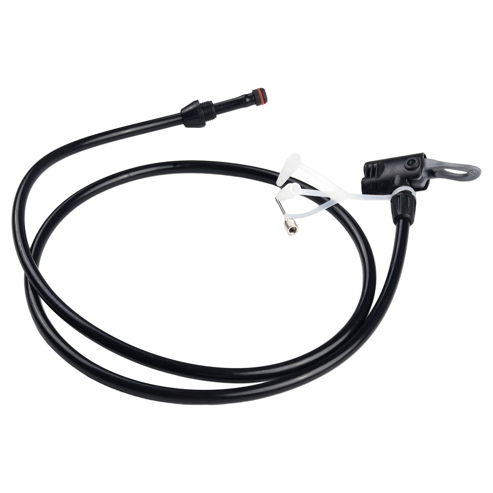Convenient 125cm Bicycle Pump Tube Hose Extension for Multiple Nozzles