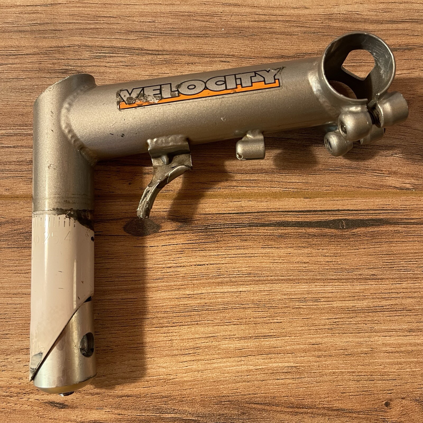 Vintage Kona Velocity Gold 1 1/8 Quill Stem 25.4 125 0 Degree CLEAN 