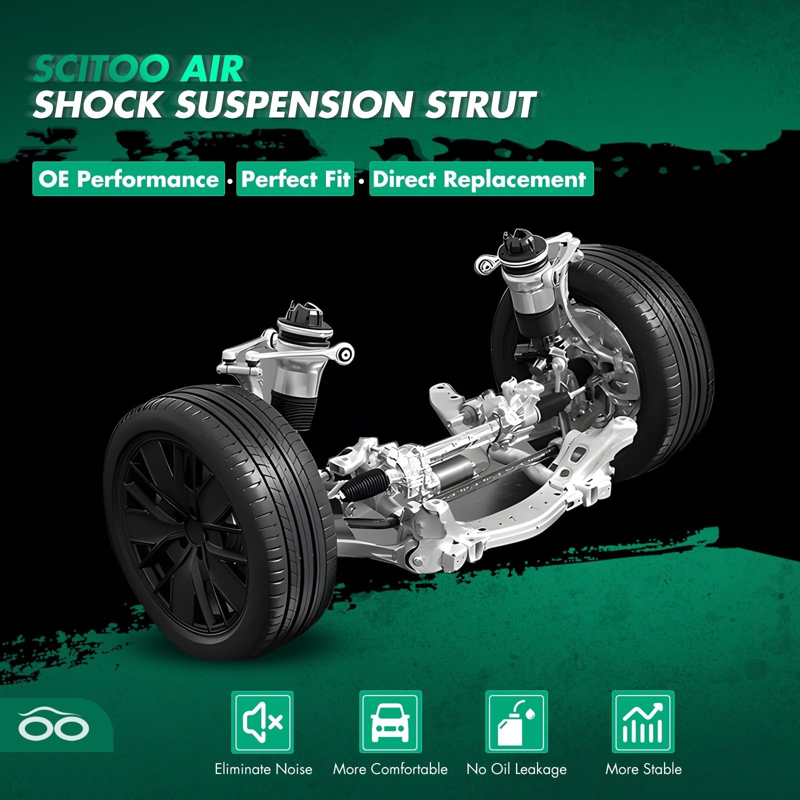 SCITOO Air Struts Suspension Kits Shocks Struts Suspensions Replacement Strut…