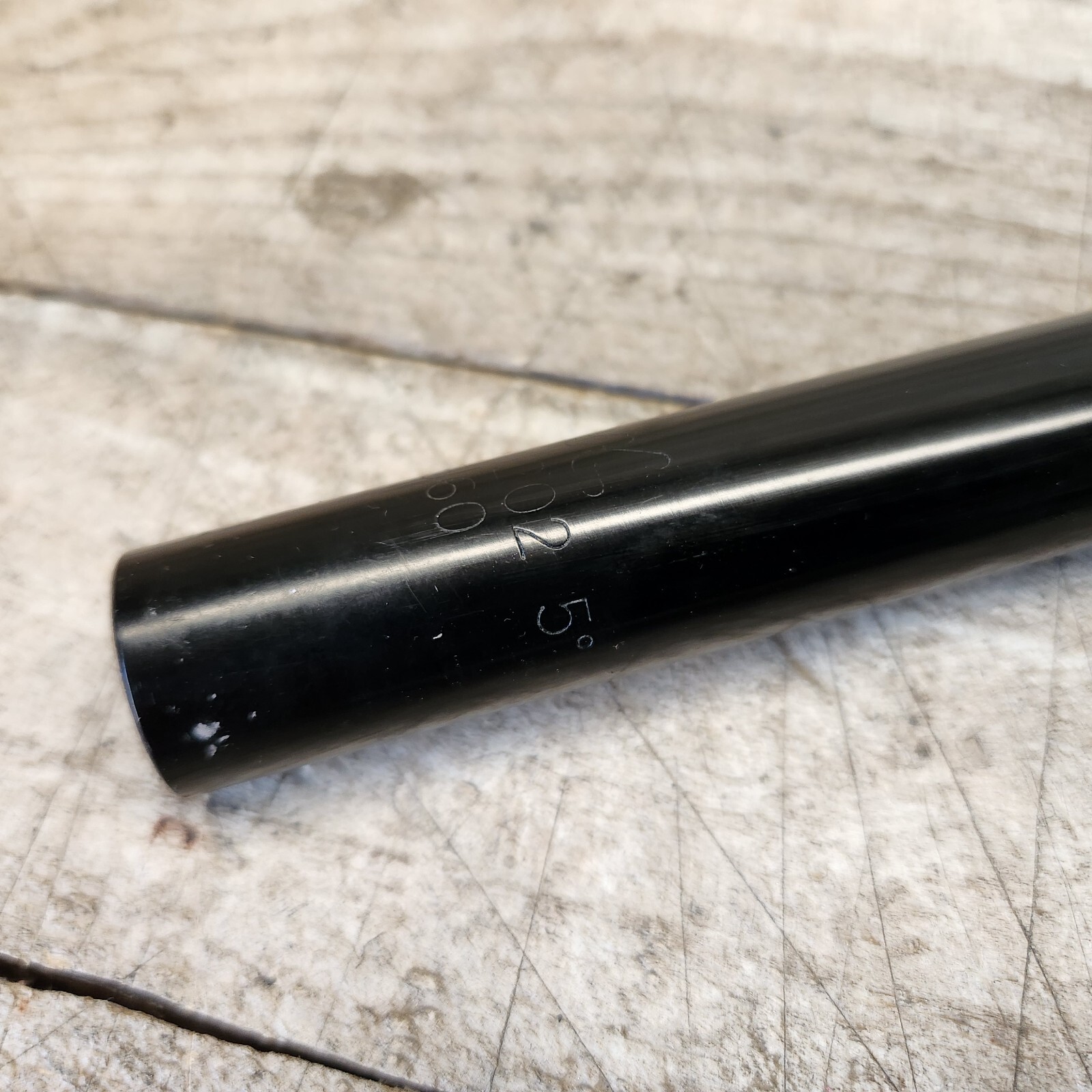 NL Black Alloy Flat MTB Handlebar 570mm x 25.4mm Mountain Bike
