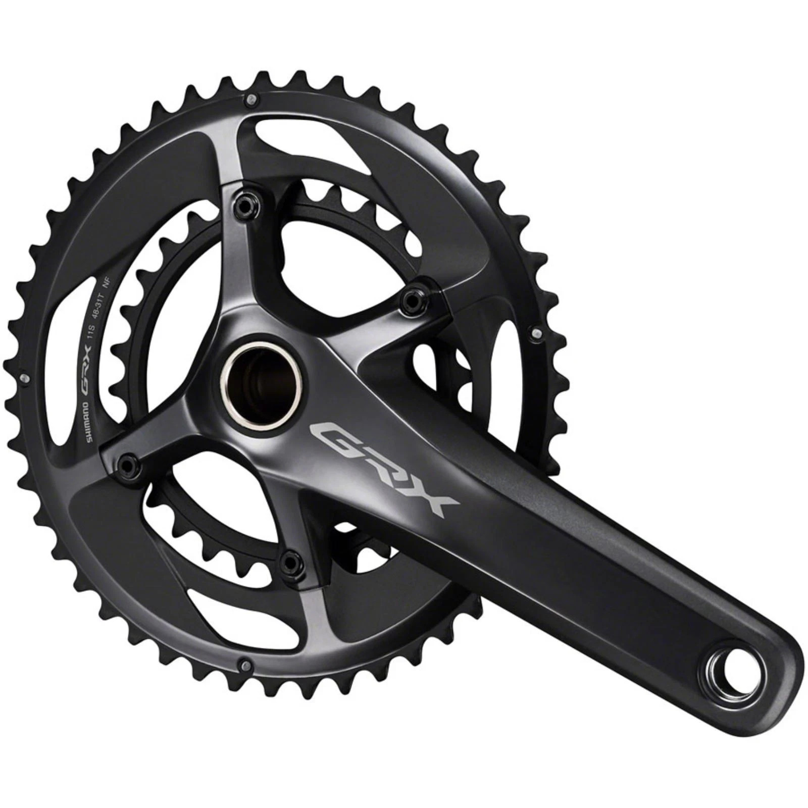 Shimano GRX 172.5mm Hollowtech II FC-RX810-2 48/31t 2×11-Speed Crankset