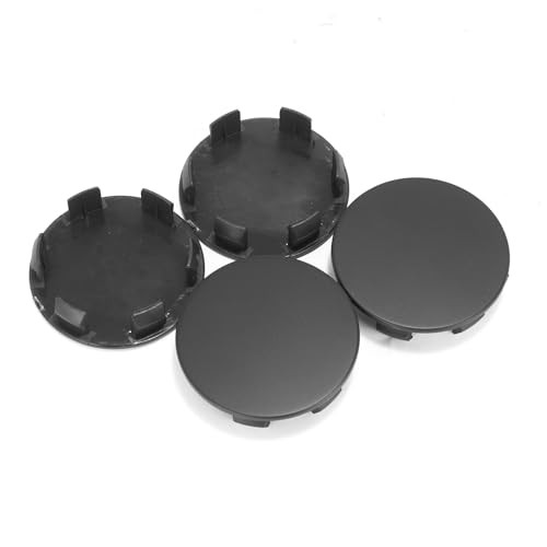 4Pcs 58.3mm(2.30in) Wheel OD: 58.3mm/2.30in, ID: 52.4mm/2.06in Matte Black