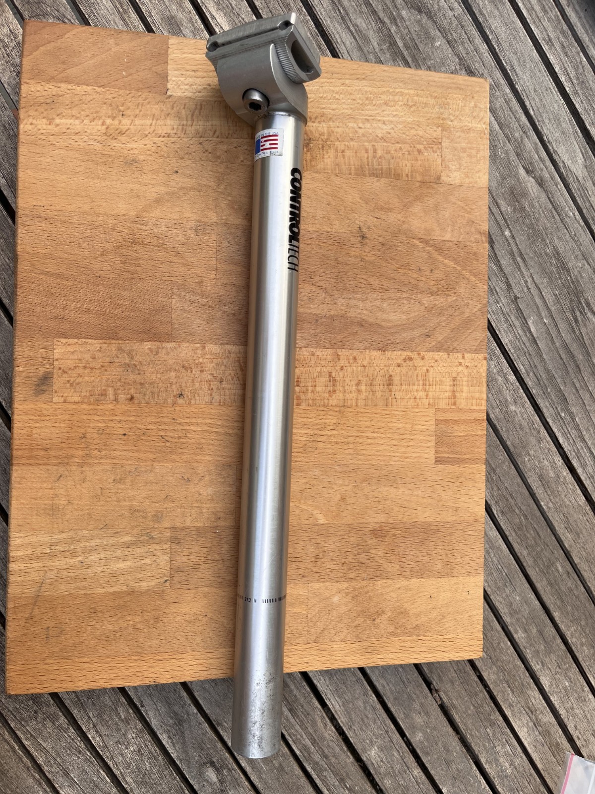Vintage Control Tech Easton Seatpost – 27.2mm x 330mm silver