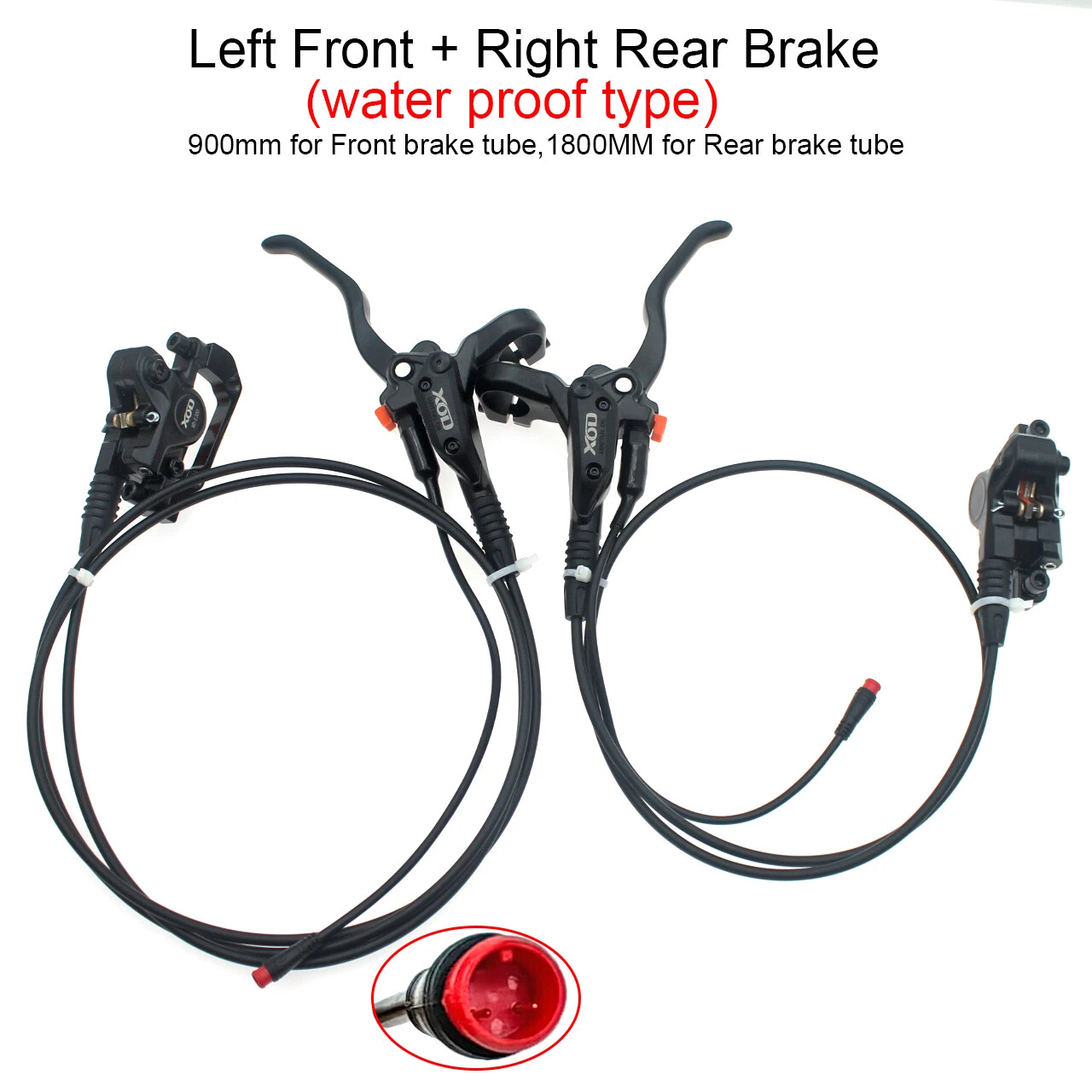 Electric Bicycle MTB Hydraulic Disc Brake Power Off For Driving Oil Disc Brake