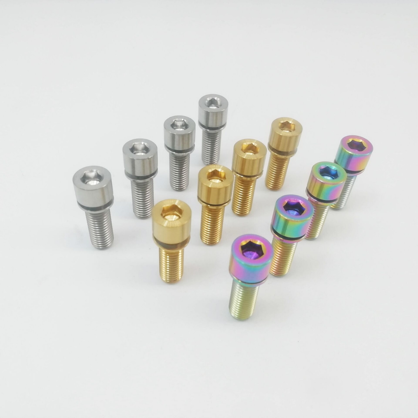 New Colorful Titanium Ti Bolt Screw M7x20mm Washer Allen Head