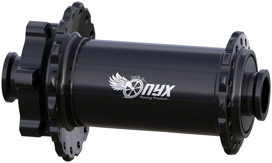 Onyx Vesper Front Hub – 15 x 110mm, 6-Bolt, Black, 28H