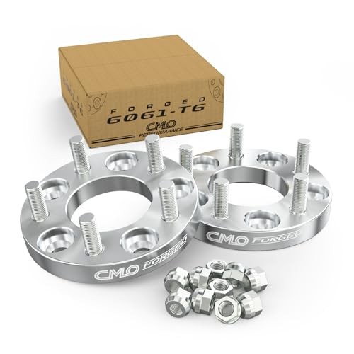 Forged 5×4.75 Wheel Spacers 25mm (2pcs, 1″, 87.1mm Bore, M14x1.5 25mm (2pc)