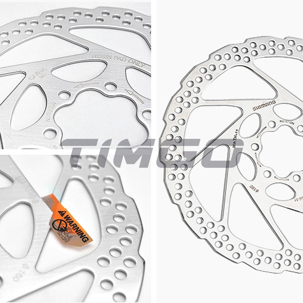 Shimano SM-RT26 SM-RT56 Disc Brake Rotor Stainless Steel 6 Bolts 160mm 180mm