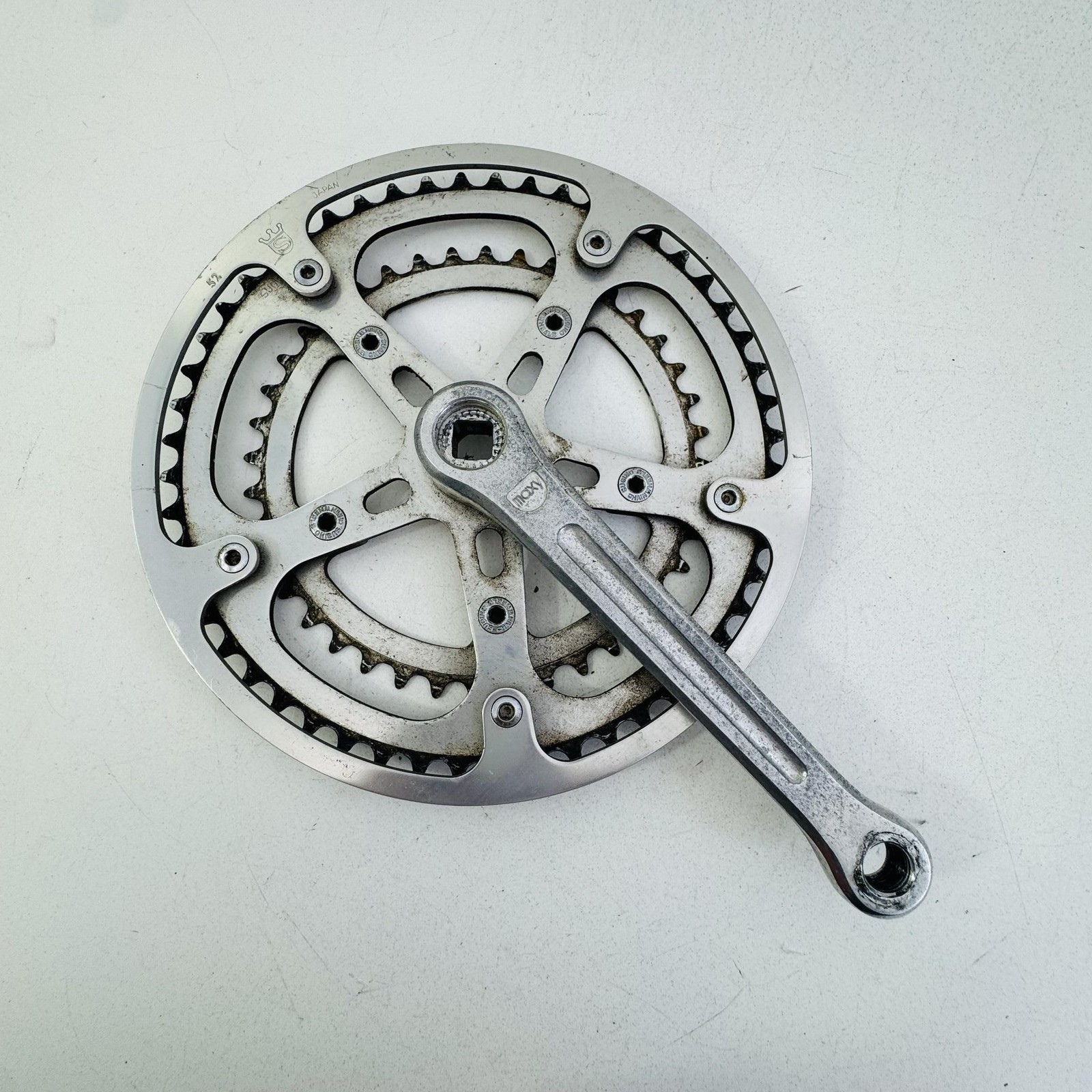 Vintage Sugino Right Maxy Crank 171mm Double 52/40T Silver Road MTB Bike A83
