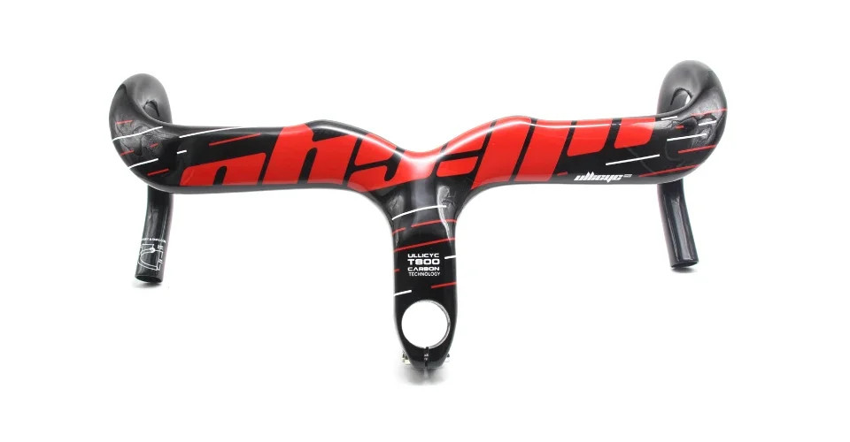 Full Carbon Fiber Road Bicycle Integrated Handlebar 28.6mm 400/420/440mm Width