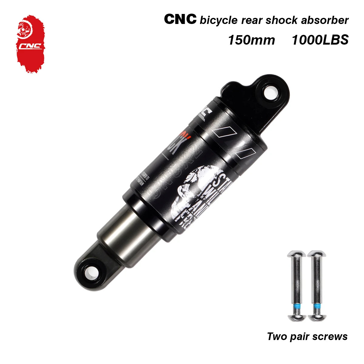 120/125/150/165/190/200mm Mountain Cycling Hydraulic Frame Air Shock Absorbers