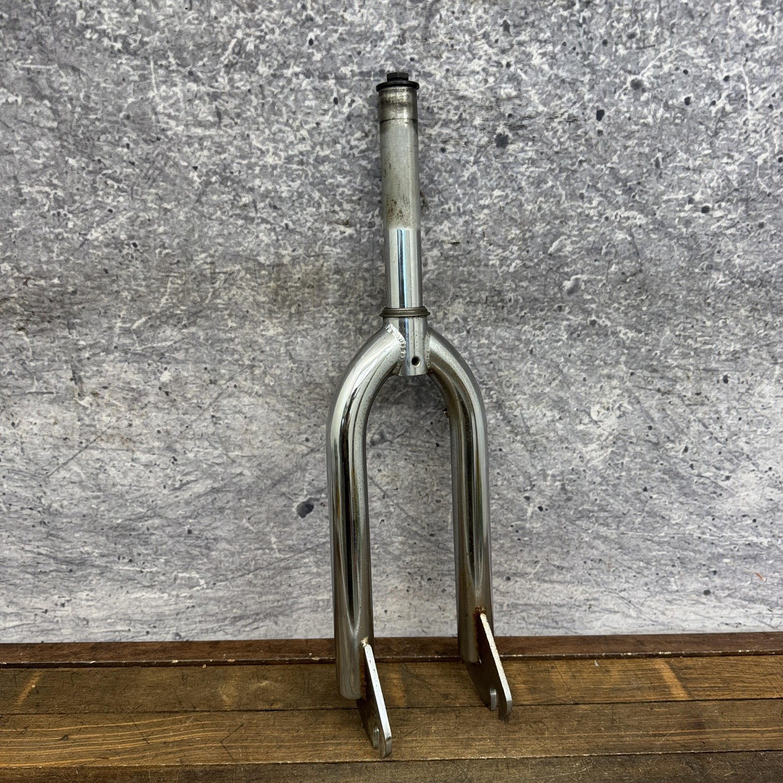 Vintage BMX Freestyle Fork 20in 1 1/8 Threadless Chrome Bike 10mm Dropouts