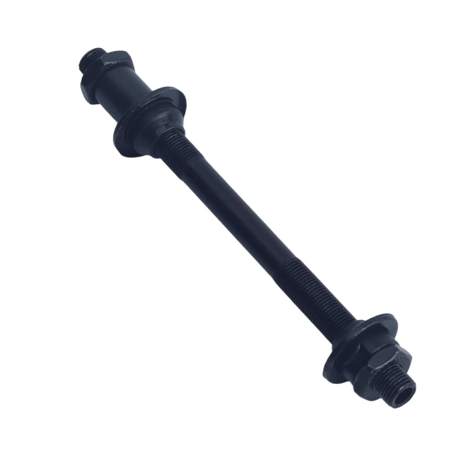 2Pcs Bike Axle Hollow Hub Shaft Front Rear Quick Release Axle Parts Black