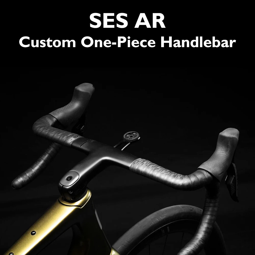Road Bike Handlebar I Stem 80-130mm Width 380-440mm -7° Angle 129mm Drop 76mm