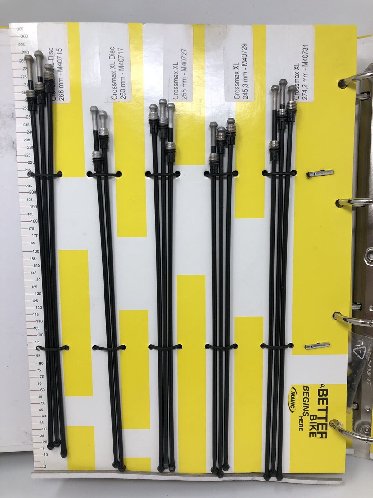 Various MAVIC Mountain Bike MTB Spokes Black Silver 36 Variations SELECT-A-SIZE