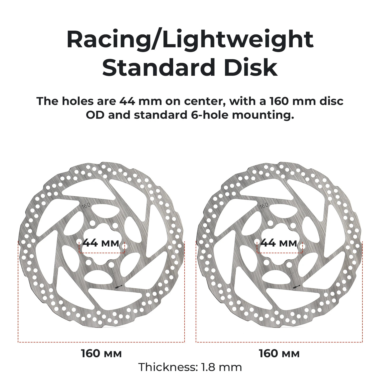 Mountain Bike Hydraulic Brakes Bicycle Oil Pressure Disc Brake 160mm 800/1500mm