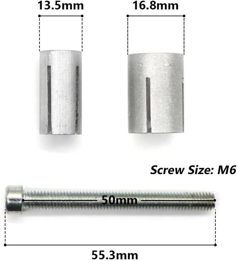 2 Pack Motorcycle Bar End Mounting Screw Set Universal 13Mm-24Mm Handlebar Expan