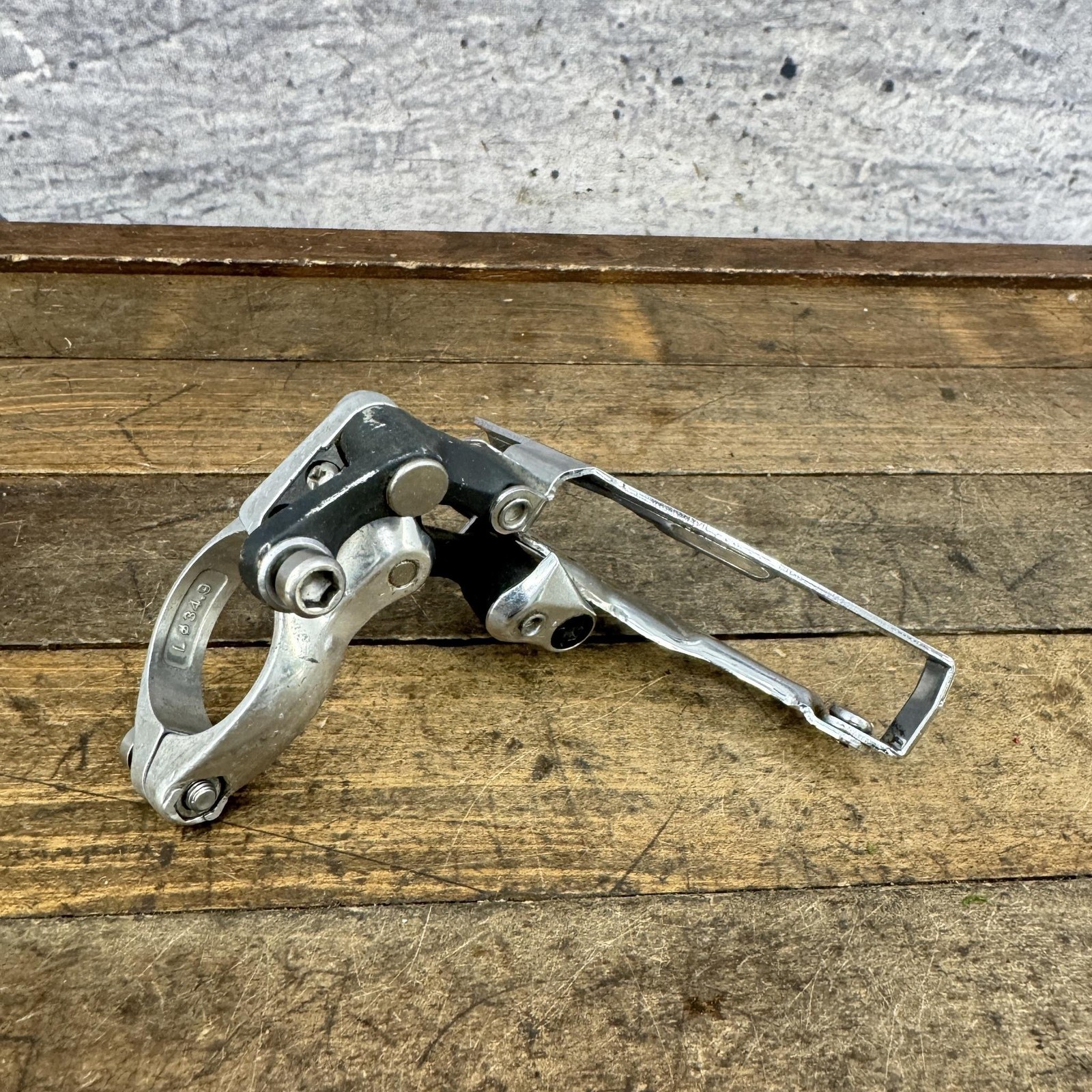 Vintage Shimano Deore XT FD-M737 Front Derailleur 34.9 Mm Triple Bottom Pull