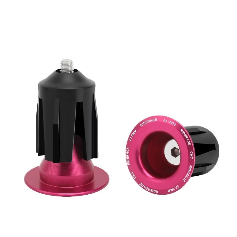 1 Pair Bike Handlebar End Plugs Aluminum Alloy Bar End Caps MTB Road Bicycle