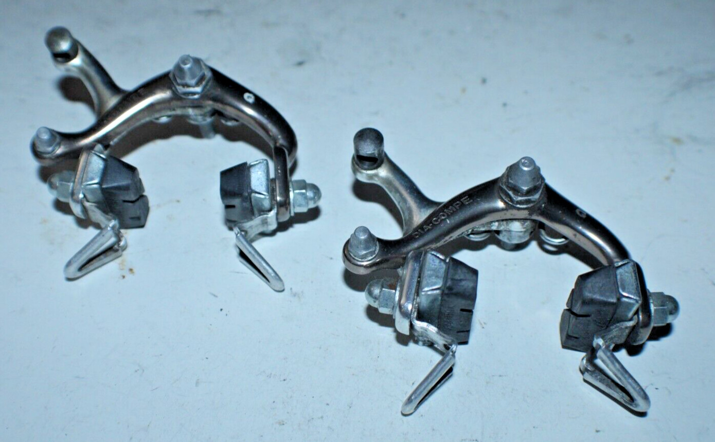 Dia Compe G 400 Brake Caliper Set 48-62mm Side Pull Touring Road USA Shipper :)