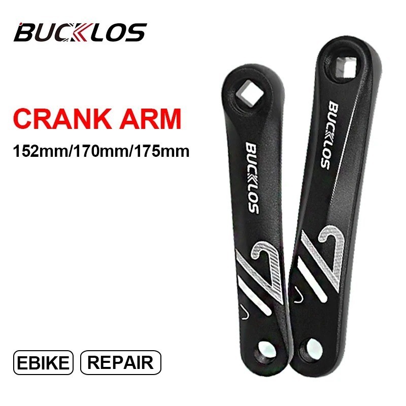 BUCKLOS Aluminum Alloy Bike Crank Arms 152mm / 170mm / 175mm MTB Bicycle Crank S