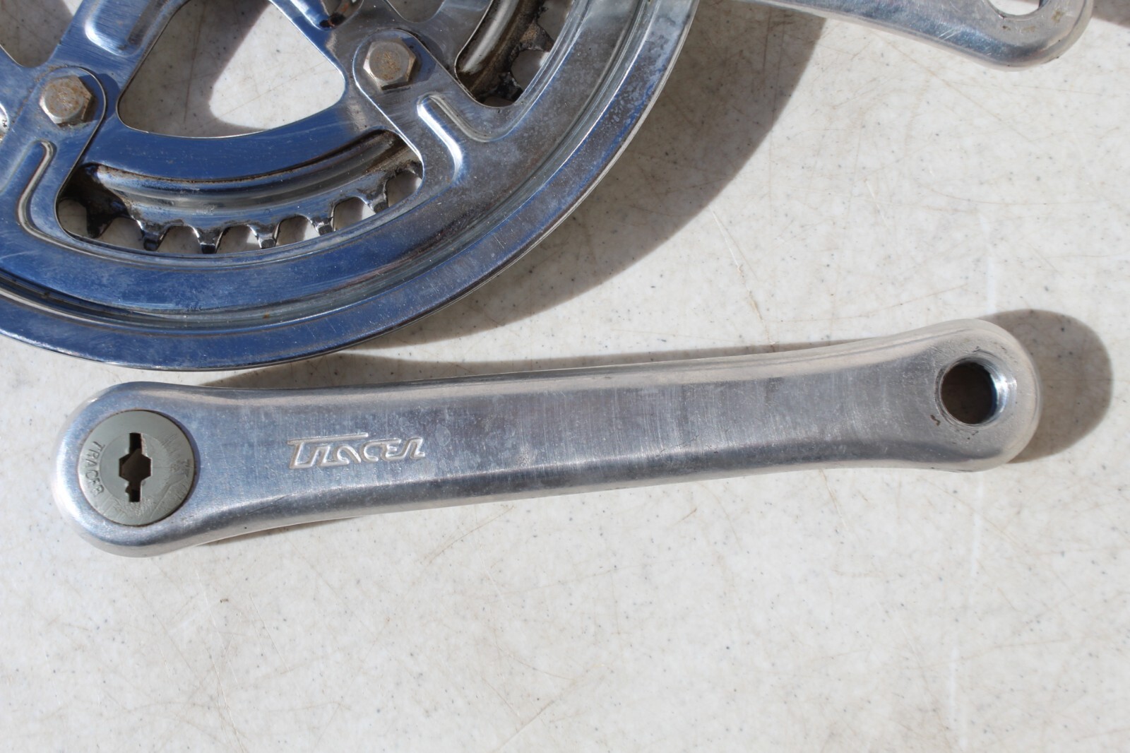 VTG Tracer Square Taper Double Crankset 170mm 52/40t Alloy Road