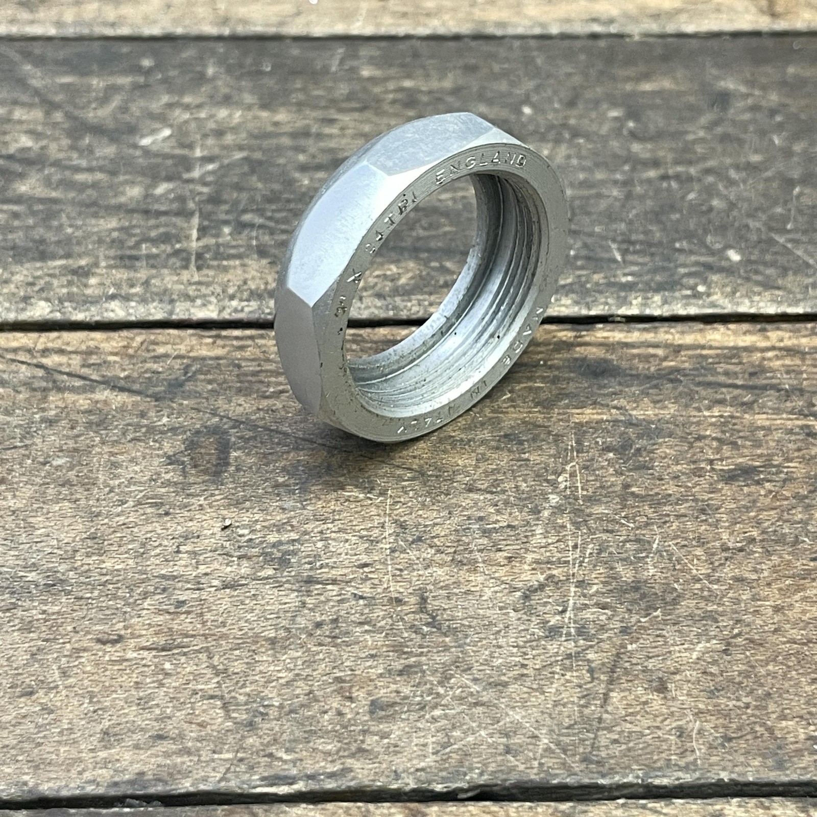 Vintage Campagnolo Super Record Headset Top Nut Alloy 1x24TPI England Italy