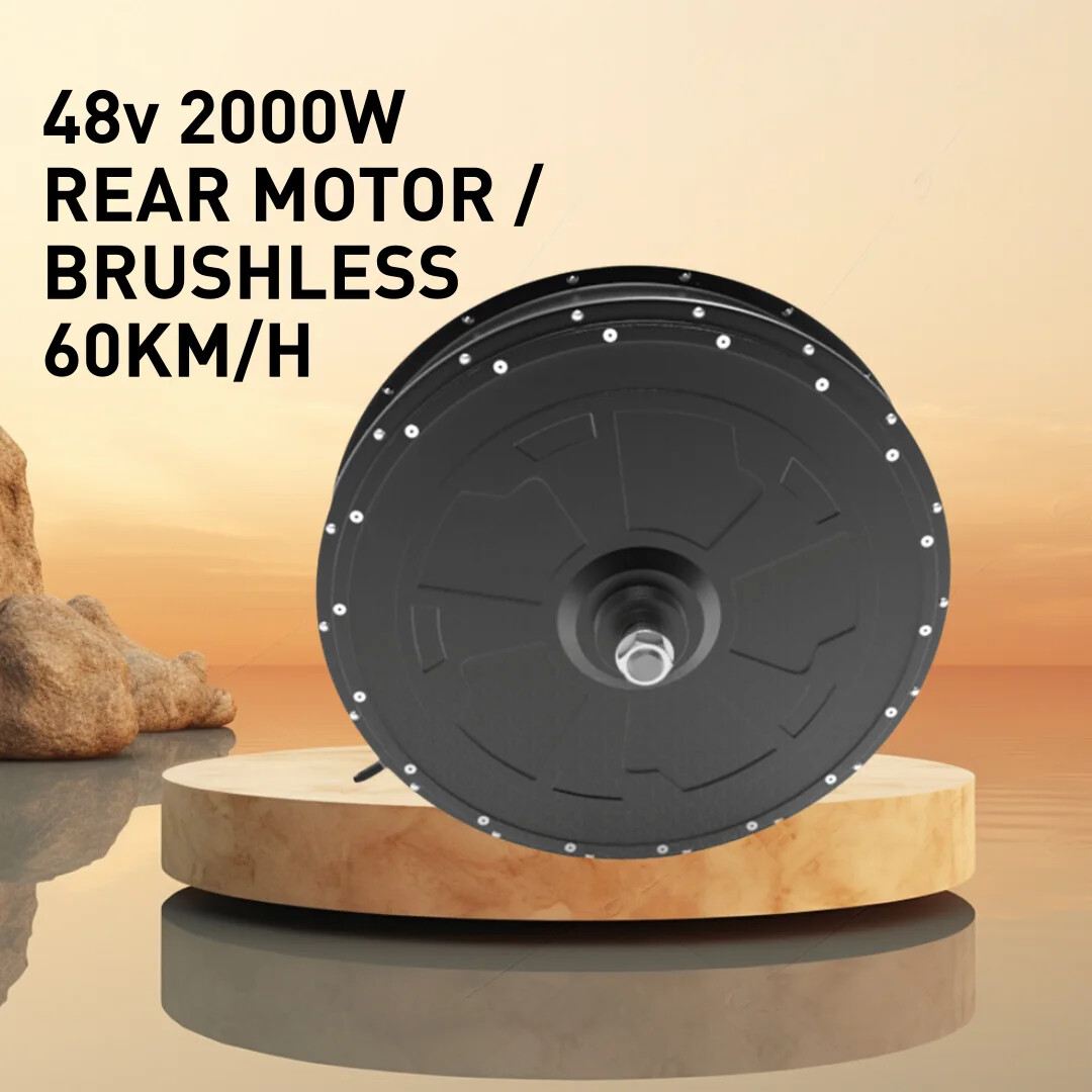 48V 1500W 2000W Electric Bike Rear Hub Motor 26-29inch Brushless 60KM/H