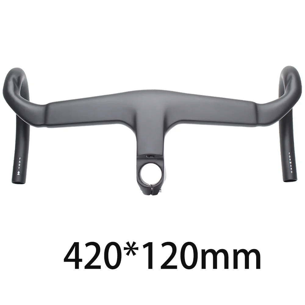 Road Bike Full Carbon Handlebar Internal Cable Routing with Spacers Bent Bar