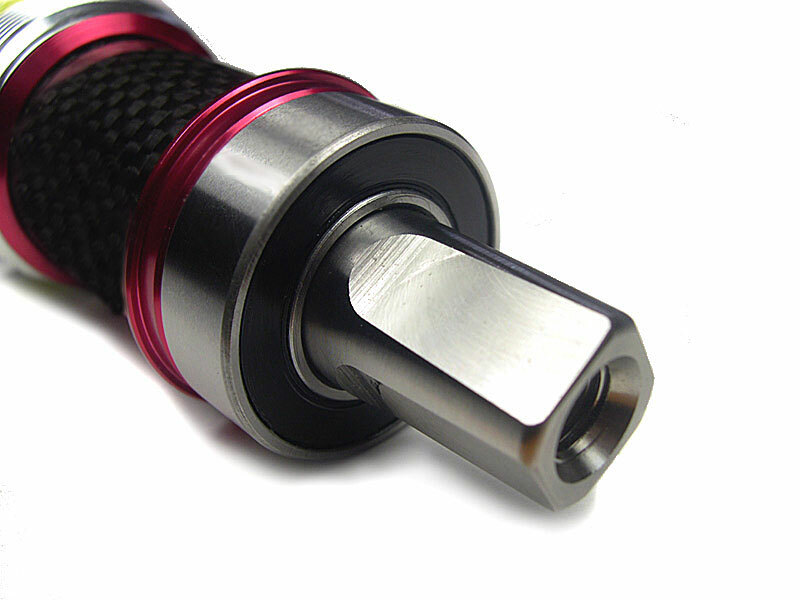 OMNI Racer Worlds Lightest Titanium JIS Square Taper Bottom Bracket 68x113mm