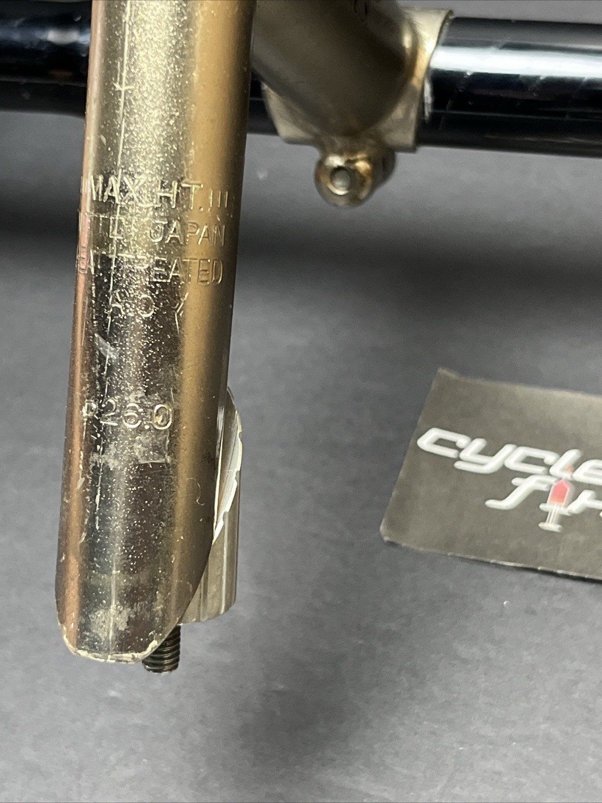 Vintage Rare Ritchey WCS 1” Quill Cr-mo Road Stem 120mm 26.0, 73*Mfg by Nitto