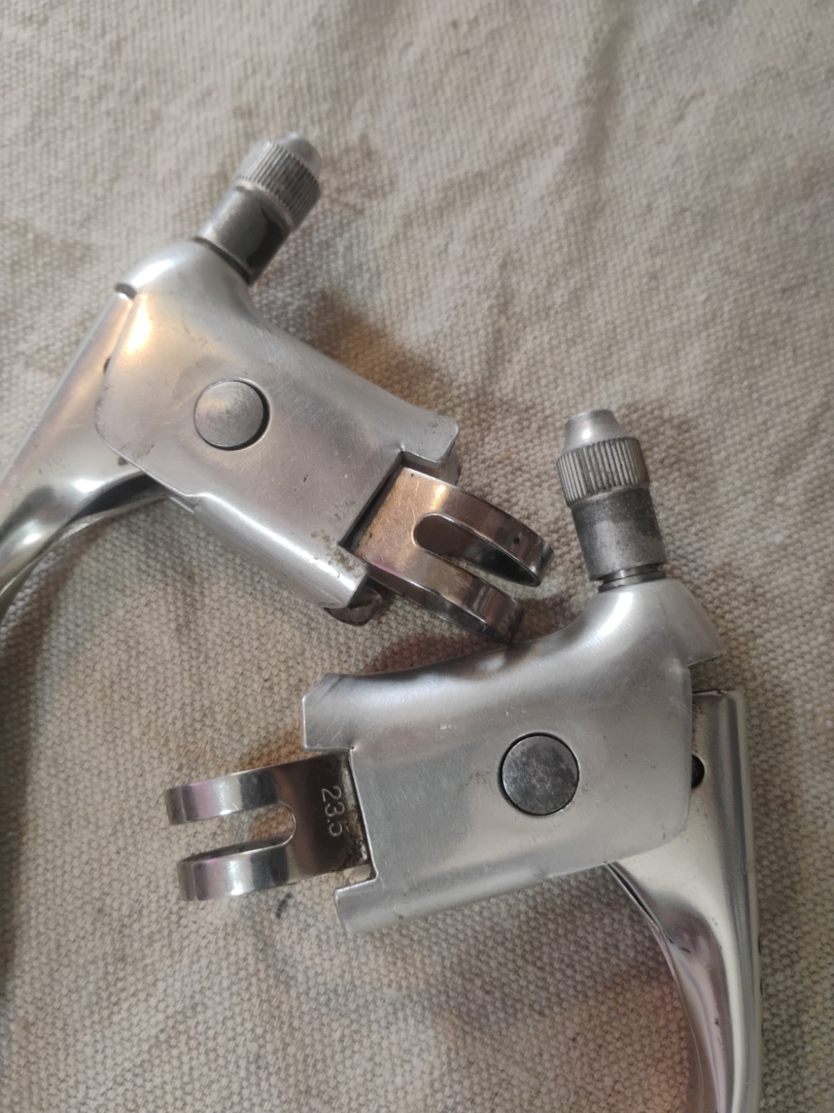 Vintage Dia-Compe Road Bike Brake Levers Drilled 23.5