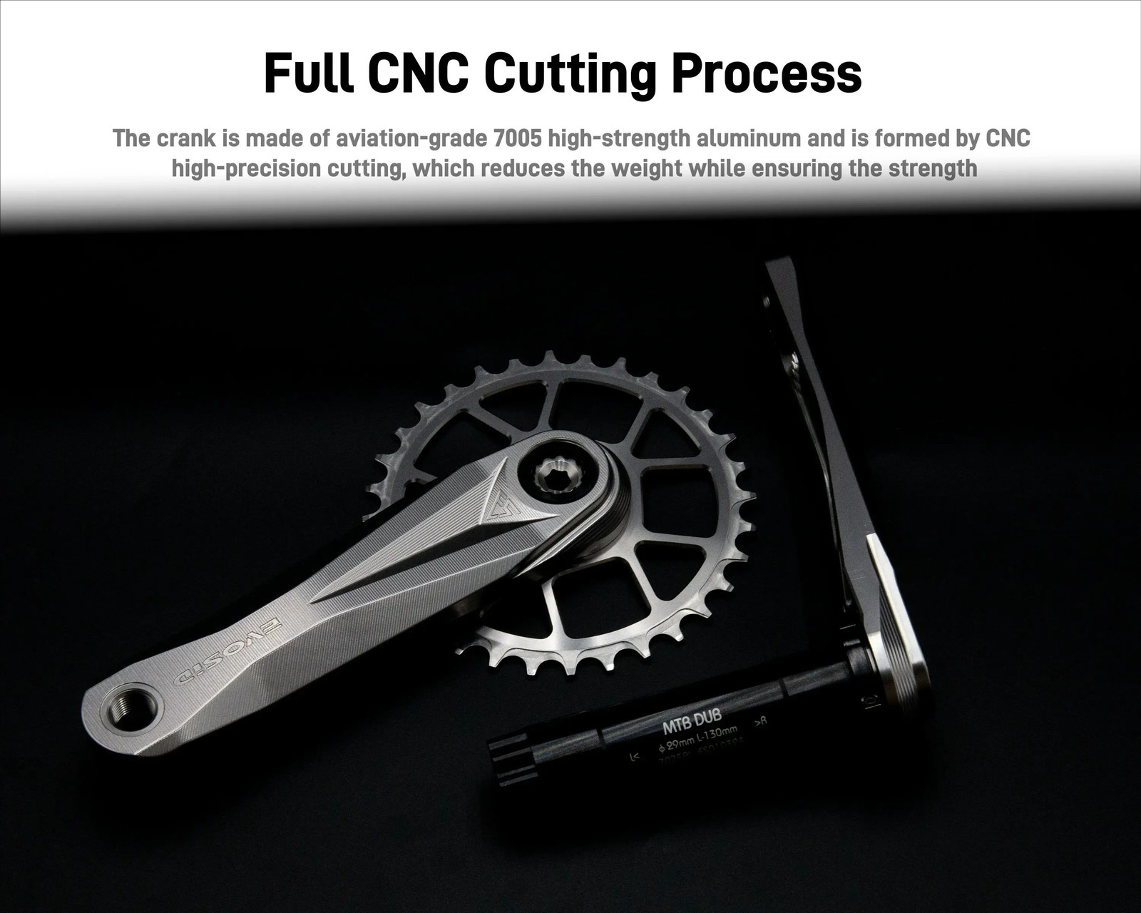 Mountain Bicycle Crankset 160/165/170mm 32/34/36/38T Direct Mount Chainrings