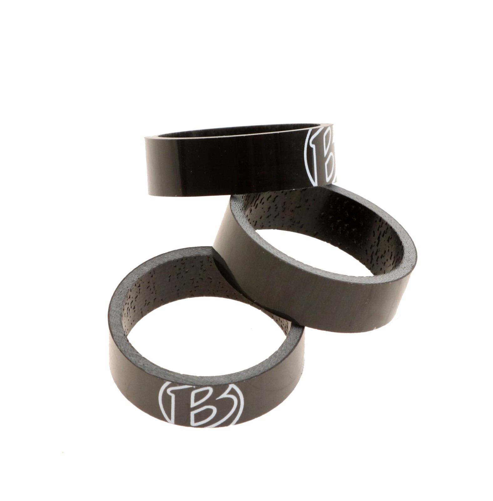 Bontrager 1 1/8″ Carbon Spacer 10mm 1cm Tall Bike Headset Spacer – 3-Pack – NEW